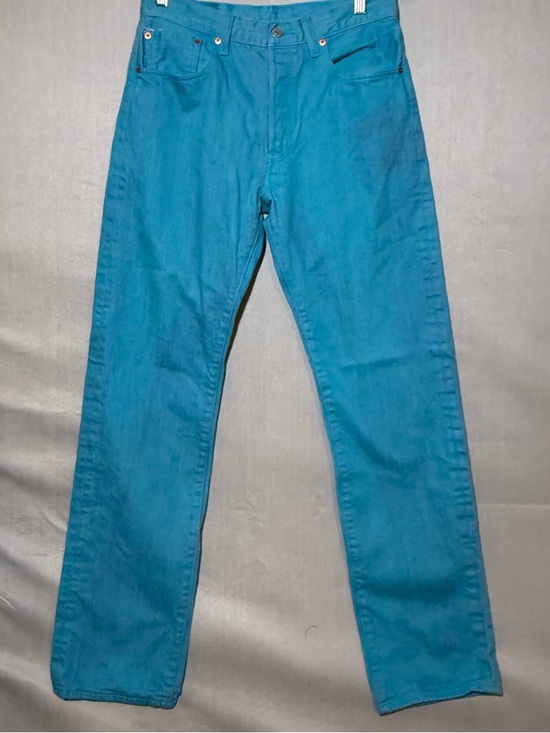 Levi's Other - Levi's Turquoise 501 Straight Jeans